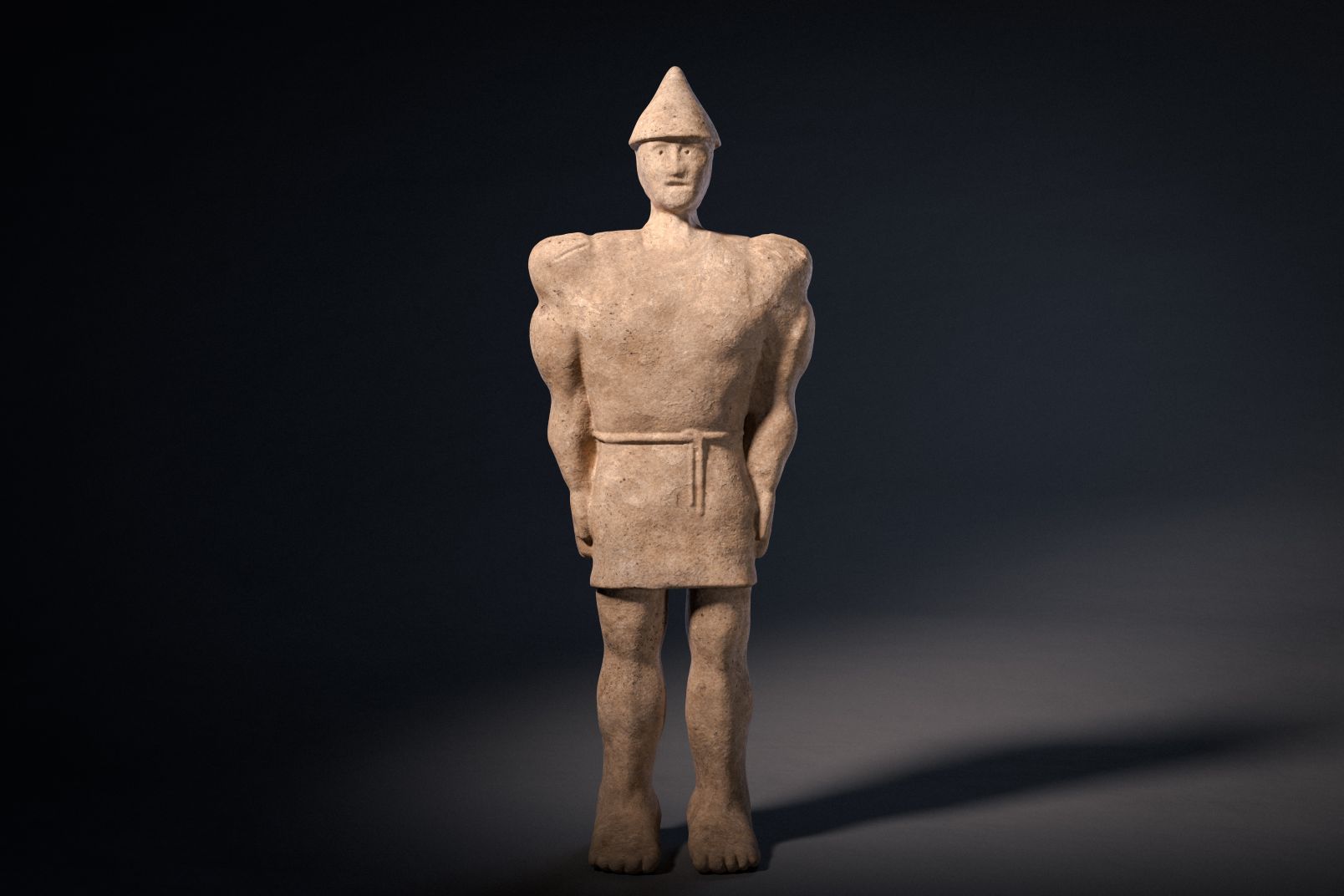 Zrekonstruowana cyfrowo figurka z Mirakowa-Grodna