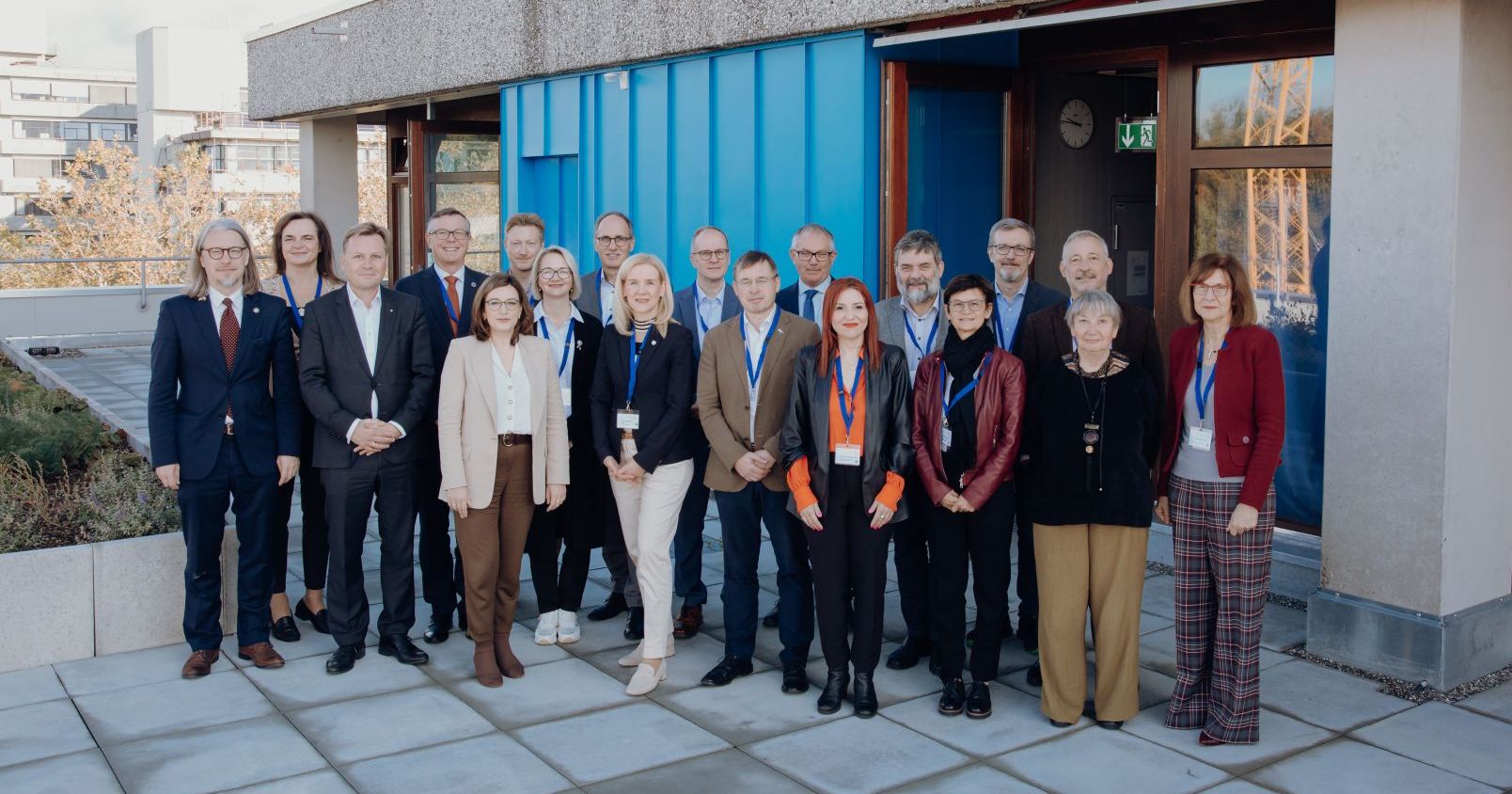 During the meeting in Konstanz, the representatives of the YERUN member universities focused, among other things, on an analysis of the European Commission's policy on international cooperation Group photo of the participants of the event in Konstanz.