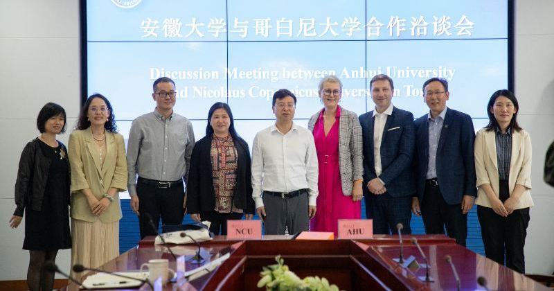 Cooperation with Chinese universities