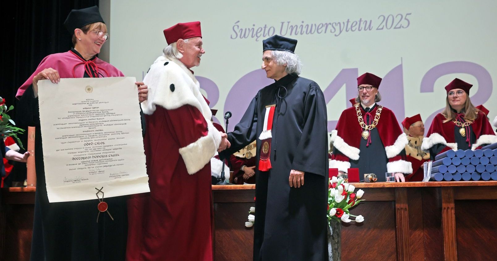 Prof. Oded Galor awarded an honorary doctorate by NCU