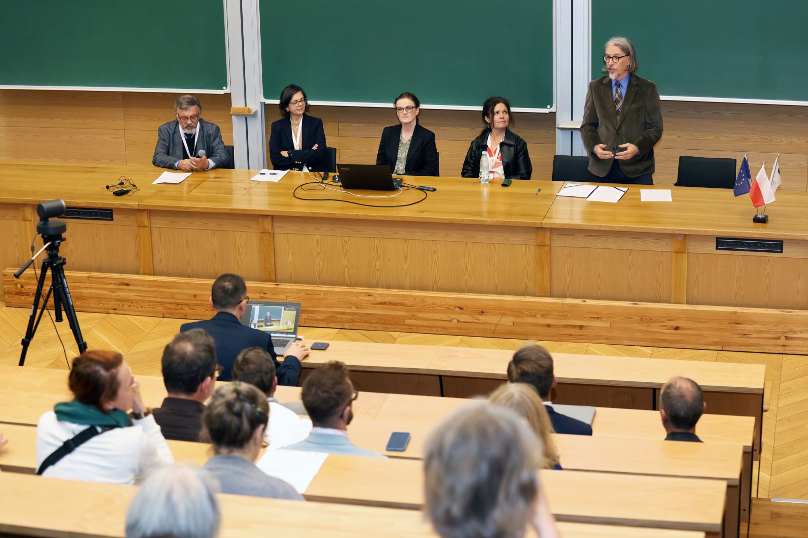 Prof. Adam Kola, Vice-Rector for Science, emphasised the key role of the Polish node, led by the Nicolaus Copernicus University, in the work of the entire consortium