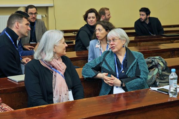 Międzynarodowe warsztaty naukowe New Institutionalism Workshop (31.03.2023) [fot. Andrzej Romański] Kliknij, aby powiększyć zdjęcie