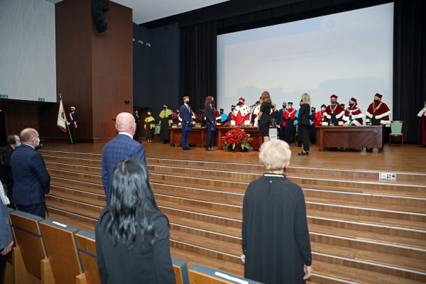 Inauguration of the academic year 2020/2021 [Andrzej Romański] Click to enlarge image