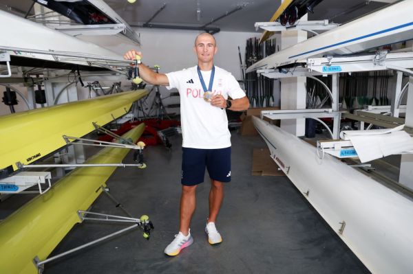 Mirosław Ziętarski - brązowy medalista Igrzysk Olimpijskich w Paryżu [Andrzej Romański] Kliknij, aby powiększyć zdjęcie