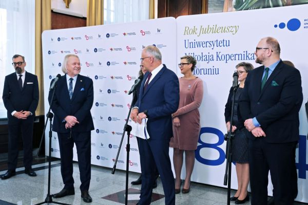 Konferencja prasowa nt finansowania ministerialnego (Collegium Maximum, 2.12.2024) [fot. Andrzej Romański] Kliknij, aby powiększyć zdjęcie