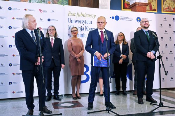 Konferencja prasowa nt finansowania ministerialnego (Collegium Maximum, 2.12.2024) [fot. Andrzej Romański] Kliknij, aby powiększyć zdjęcie