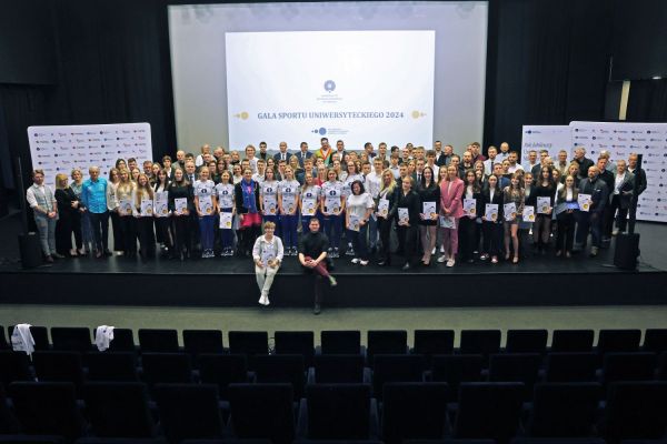 Gala sportu akademickiego (Od Nowa, 19.12.2024) [fot. Andrzej Romański] Kliknij, aby powiększyć zdjęcie