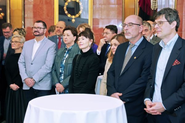 Spotkanie noworoczne w Collegium Maximum UMK (8.01.2025) [fot. Andrzej Romański] Kliknij, aby powiększyć zdjęcie