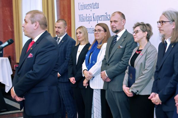 Spotkanie noworoczne w Collegium Maximum UMK (8.01.2025) [fot. Andrzej Romański] Kliknij, aby powiększyć zdjęcie