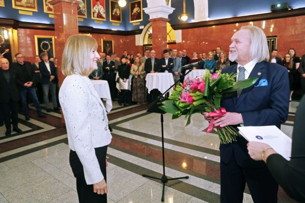 Spotkanie noworoczne w Collegium Maximum UMK (8.01.2025) [fot. Andrzej Romański] Kliknij, aby powiększyć zdjęcie