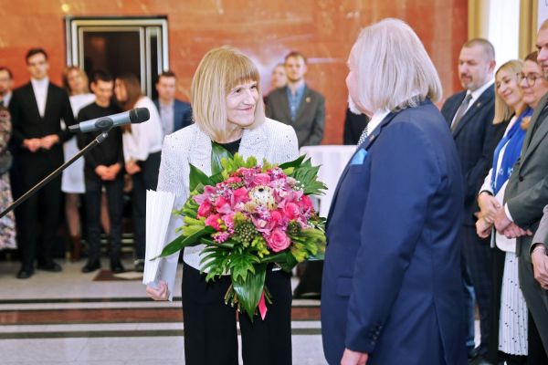 Spotkanie noworoczne w Collegium Maximum UMK (8.01.2025) [fot. Andrzej Romański] Kliknij, aby powiększyć zdjęcie