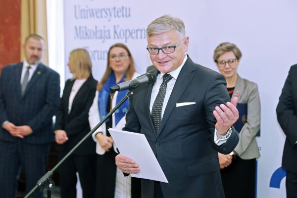 Spotkanie noworoczne w Collegium Maximum UMK (8.01.2025) [fot. Andrzej Romański] Kliknij, aby powiększyć zdjęcie