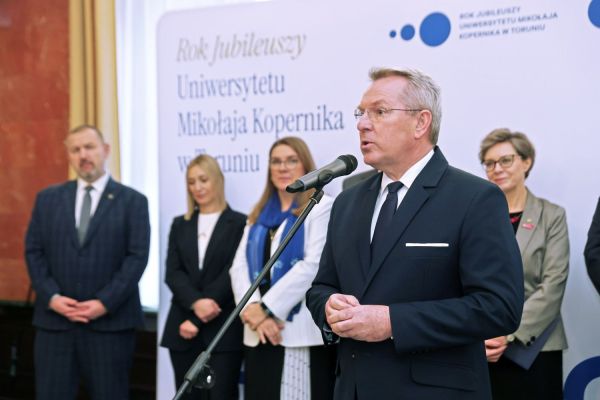 Spotkanie noworoczne w Collegium Maximum UMK (8.01.2025) [fot. Andrzej Romański] Kliknij, aby powiększyć zdjęcie