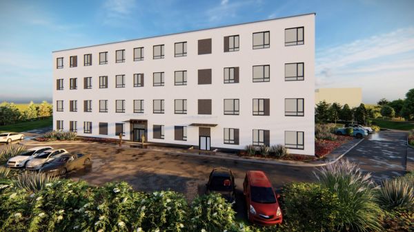 Wizualizacja Centrum Stomatologii UMK [proj. 3R Modular] Kliknij, aby powiększyć zdjęcie