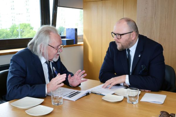 Wizyta Wiceministra Nauki i Szkolnictwa Wyższego Marka Gzika  (29.05.2025)  [fot. Andrzej Romański] Kliknij, aby powiększyć zdjęcie