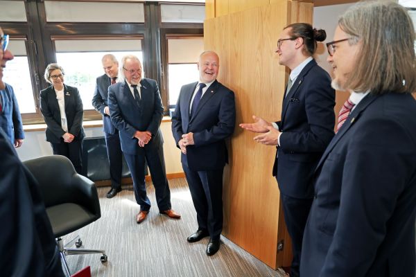 Wizyta Wiceministra Nauki i Szkolnictwa Wyższego Marka Gzika  (29.05.2025)  [fot. Andrzej Romański] Kliknij, aby powiększyć zdjęcie