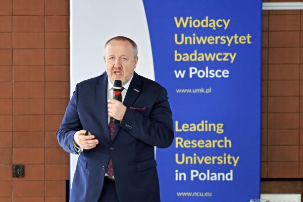 Wizyta Wiceministra Nauki i Szkolnictwa Wyższego Marka Gzika  (29.05.2025)  [fot. Andrzej Romański] Kliknij, aby powiększyć zdjęcie