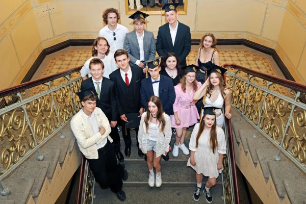 Zakończenie kursu "zerówka" Studium Kultury i Języka Polskiego dla Obcokrajowców [fot. Andrzej Romański] Kliknij, aby powiększyć zdjęcie