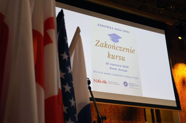Zakończenie kursu "zerówka" Studium Kultury i Języka Polskiego dla Obcokrajowców [fot. Andrzej Romański] Kliknij, aby powiększyć zdjęcie