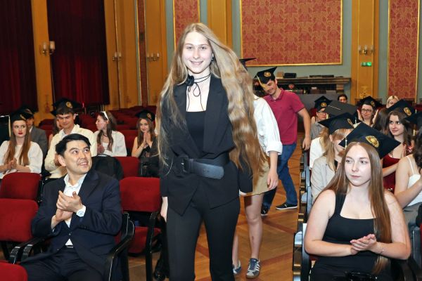 Zakończenie kursu "zerówka" Studium Kultury i Języka Polskiego dla Obcokrajowców [fot. Andrzej Romański] Kliknij, aby powiększyć zdjęcie