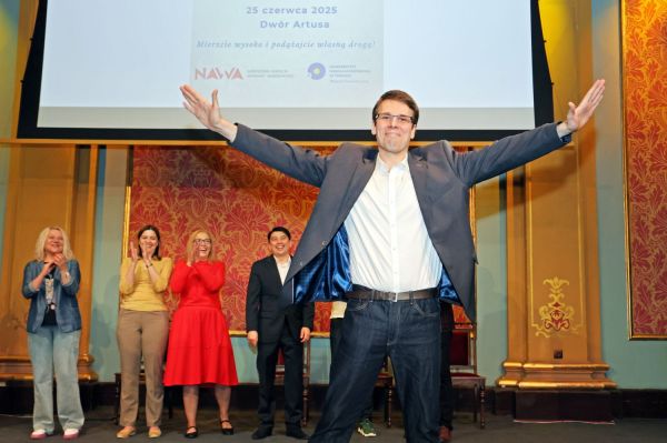 Zakończenie kursu "zerówka" Studium Kultury i Języka Polskiego dla Obcokrajowców [fot. Andrzej Romański] Kliknij, aby powiększyć zdjęcie