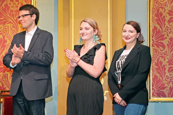 Zakończenie kursu "zerówka" Studium Kultury i Języka Polskiego dla Obcokrajowców [fot. Andrzej Romański] Kliknij, aby powiększyć zdjęcie