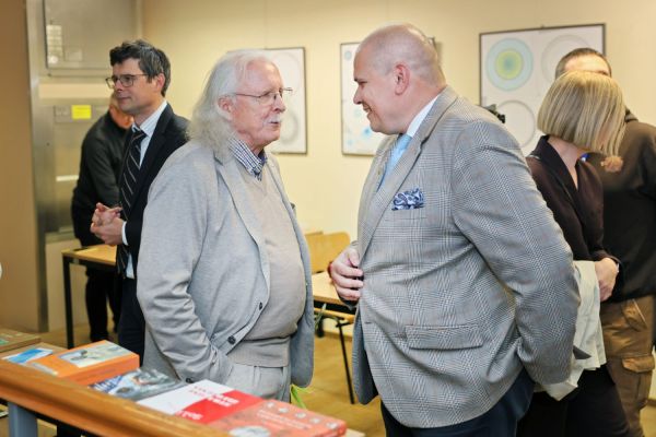 Wernisaż wystawy Dialog z Knappem [fot. Andrzej Romański] Kliknij, aby powiększyć zdjęcie