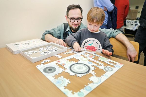 Wernisaż wystawy Dialog z Knappem [fot. Andrzej Romański] Kliknij, aby powiększyć zdjęcie