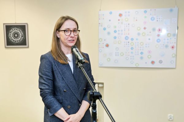Wernisaż wystawy Dialog z Knappem [fot. Andrzej Romański] Kliknij, aby powiększyć zdjęcie