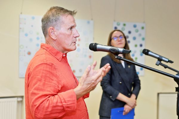 Wernisaż wystawy Dialog z Knappem [fot. Andrzej Romański] Kliknij, aby powiększyć zdjęcie