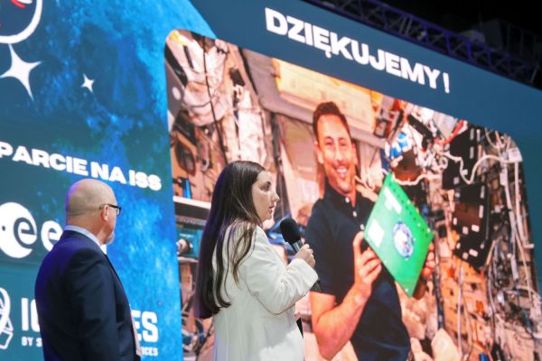 Astronauta Sławosz Uznański-Wiśniewski na UMK (Aula UMK, 20.11.2025) [fot. Andrzej Romański] Kliknij, aby powiększyć zdjęcie