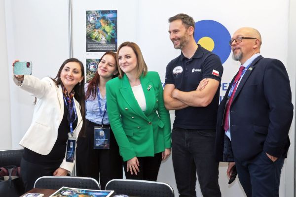 Astronauta Sławosz Uznański-Wiśniewski na UMK (Aula UMK, 20.11.2025) [fot. Andrzej Romański] Kliknij, aby powiększyć zdjęcie