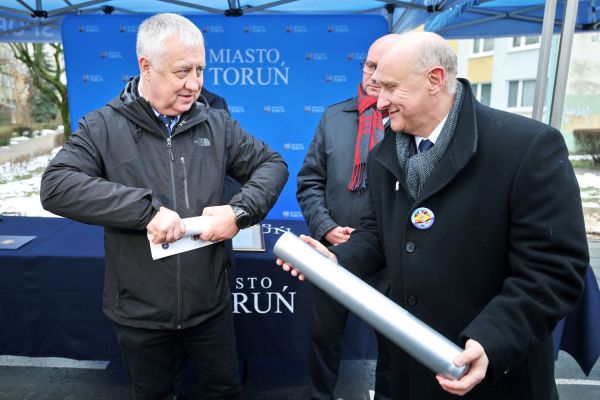 Rondo Toruńskich Polarników uroczystość nadania imienia (3.12.2025) [fot. Andrzej Romański] Kliknij, aby powiększyć zdjęcie