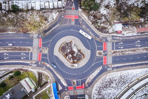 Rondo Toruńskich Polarników uroczystość nadania imienia (3.12.2025) [fot. Andrzej Romański] Kliknij, aby powiększyć zdjęcie
