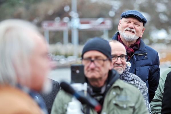 Rondo Toruńskich Polarników uroczystość nadania imienia (3.12.2025) [fot. Andrzej Romański] Kliknij, aby powiększyć zdjęcie