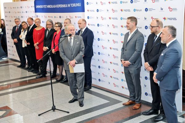 Spotkanie noworoczne władz UMK, miasta i województwa (Collegium Maximum, 13.01.2026) [fot. Andrzej Romański] Kliknij, aby powiększyć zdjęcie