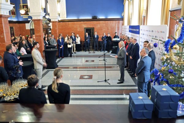 Spotkanie noworoczne władz UMK, miasta i województwa (Collegium Maximum, 13.01.2026) [fot. Andrzej Romański] Kliknij, aby powiększyć zdjęcie