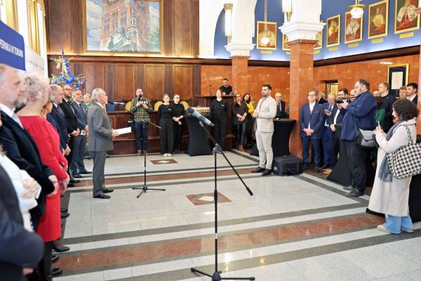 Spotkanie noworoczne władz UMK, miasta i województwa (Collegium Maximum, 13.01.2026) [fot. Andrzej Romański] Kliknij, aby powiększyć zdjęcie
