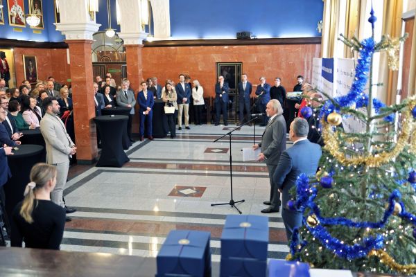 Spotkanie noworoczne władz UMK, miasta i województwa (Collegium Maximum, 13.01.2026) [fot. Andrzej Romański] Kliknij, aby powiększyć zdjęcie