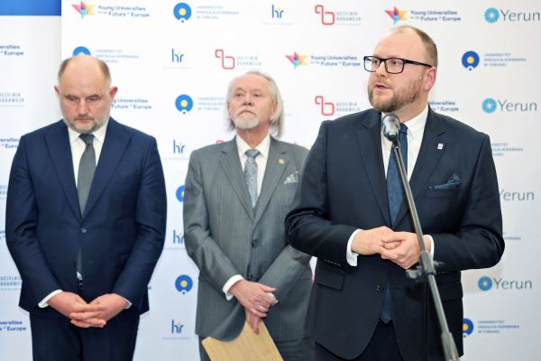 Spotkanie noworoczne władz UMK, miasta i województwa (Collegium Maximum, 13.01.2026) [fot. Andrzej Romański] Kliknij, aby powiększyć zdjęcie