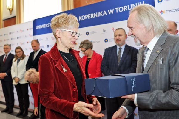 Spotkanie noworoczne władz UMK, miasta i województwa (Collegium Maximum, 13.01.2026) [fot. Andrzej Romański] Kliknij, aby powiększyć zdjęcie