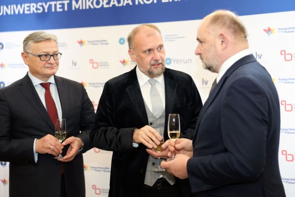 Spotkanie noworoczne władz UMK, miasta i województwa (Collegium Maximum, 13.01.2026) [fot. Andrzej Romański] Kliknij, aby powiększyć zdjęcie