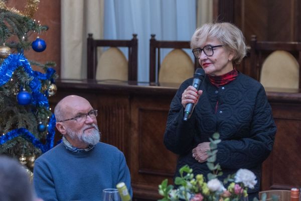 Spotkanie honorowych Ambasadorek i Ambasadorów z władzami Uniwersytetu Mikołaja Kopernika w Toruniu [fot. Mikołaj Kuras] Kliknij, aby powiększyć zdjęcie