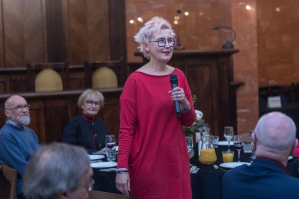 Spotkanie honorowych Ambasadorek i Ambasadorów z władzami Uniwersytetu Mikołaja Kopernika w Toruniu [fot. Mikołaj Kuras] Kliknij, aby powiększyć zdjęcie