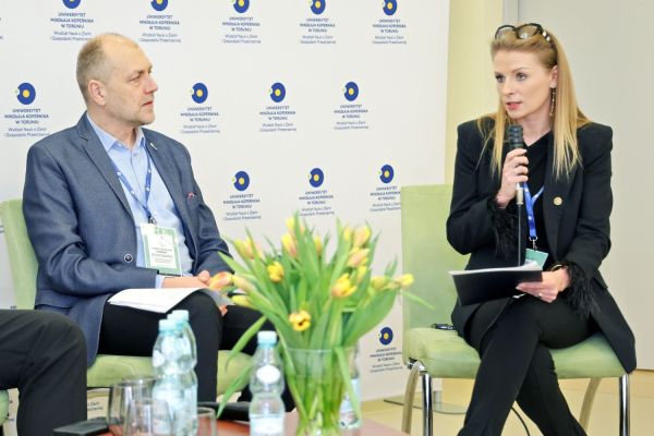 Panel ekspercki dotyczący gospodarki obiegu zamkniętego [fot. Andrzej Romański] Kliknij, aby powiększyć zdjęcie