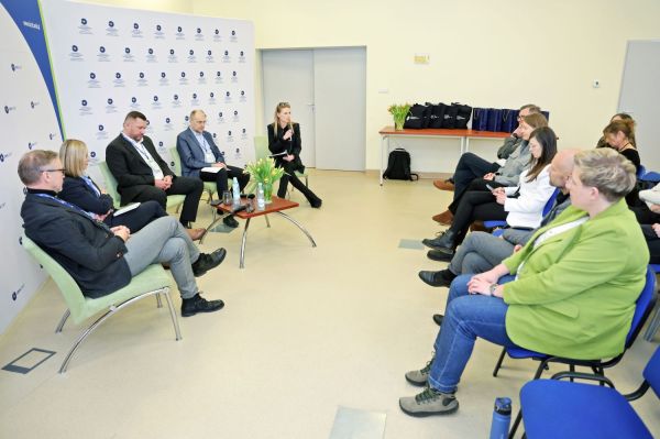 Panel ekspercki dotyczący gospodarki obiegu zamkniętego [fot. Andrzej Romański] Kliknij, aby powiększyć zdjęcie