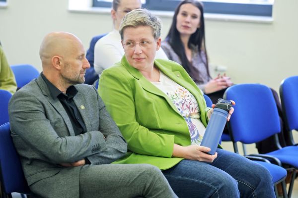 Panel ekspercki dotyczący gospodarki obiegu zamkniętego [fot. Andrzej Romański] Kliknij, aby powiększyć zdjęcie