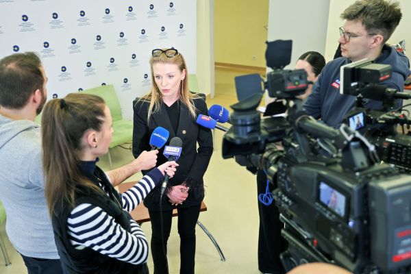 Panel ekspercki dotyczący gospodarki obiegu zamkniętego [fot. Andrzej Romański] Kliknij, aby powiększyć zdjęcie