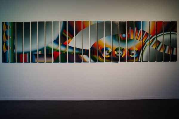 Wernisaż wystawy Stefan Knapp – alchemik i wizjoner [fot. Katarzyna Szymańska / Centrum Sztuki Współczesnej "Znaki Czasu" w Toruniu] Kliknij, aby powiększyć zdjęcie