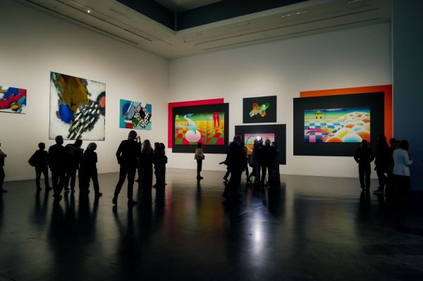 Wernisaż wystawy Stefan Knapp – alchemik i wizjoner [fot. Katarzyna Szymańska / Centrum Sztuki Współczesnej "Znaki Czasu" w Toruniu] Kliknij, aby powiększyć zdjęcie